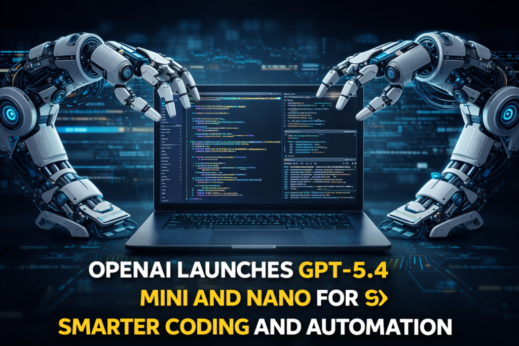 OpenAI launches GPT 5.4 mini and nano for smarter coding and automation