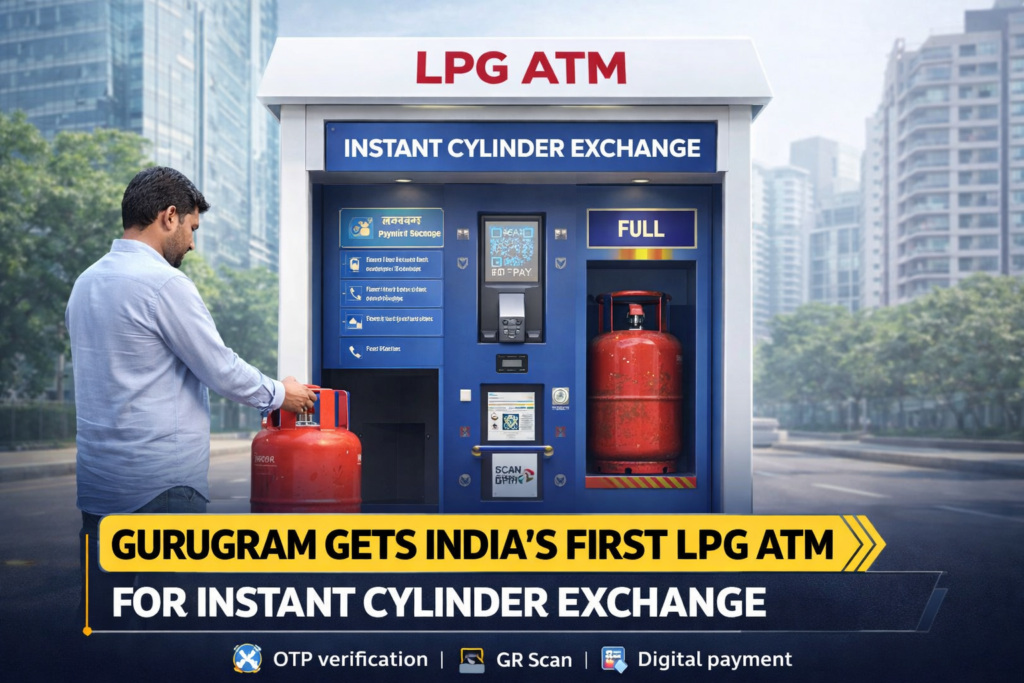 Gurugram gets India’s first LPG ATM for instant cylinder exchange