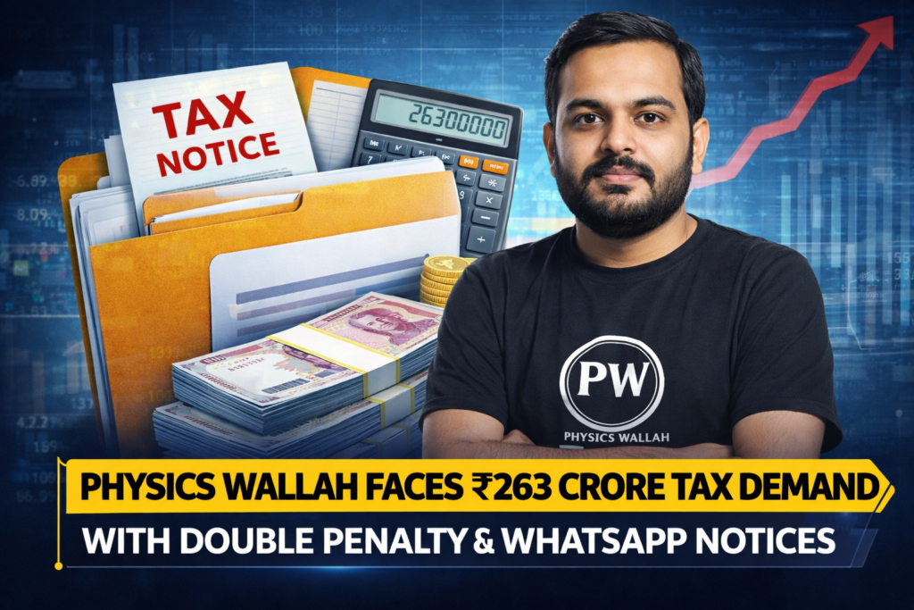 Physics Wallah faces ₹263 crore tax demand, plans to challenge order