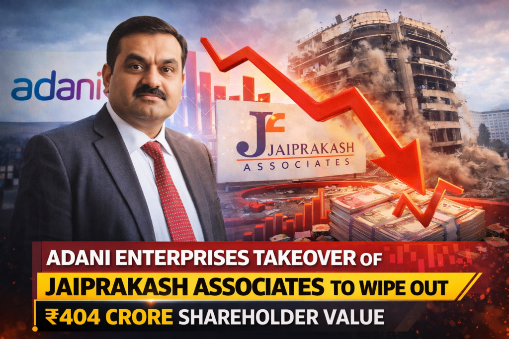 Adani Enterprises takeover of Jaiprakash Associates to wipe out ₹404 crore shareholder value