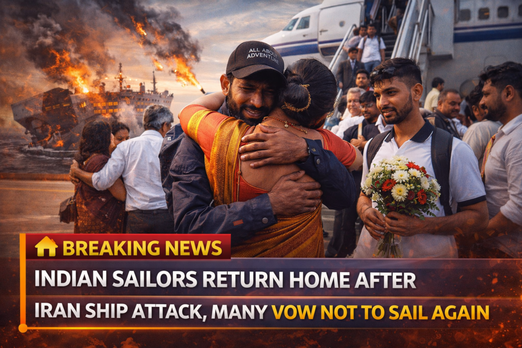 Indian sailors return home after Iran ship attack, many vow not to sail again